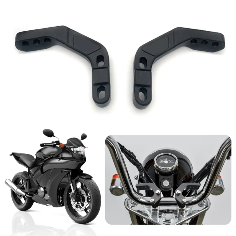 Motorcycle Handguard Support Bracket Mount Aluminum Motorbike Handlebar Guard Clamp Simple Installation for 22mm/28mm Diameter