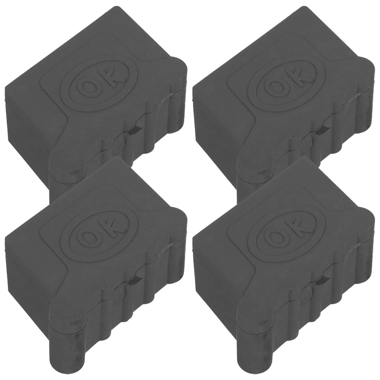 

Комплект из 4 нескользящих резиновых накладок для ножек лестницы, замена защитных накладок для стабильного и безопасного использования и защиты пола