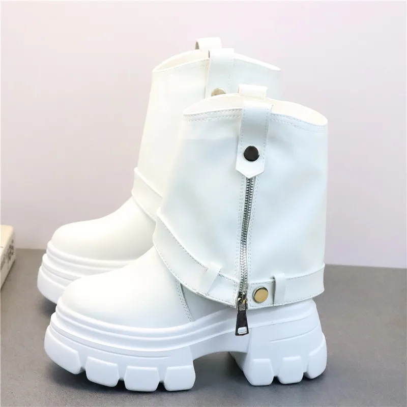 

12cm Hidden Heel Slip-On Black Ankle Boots - Slimming Suede Short Boots, Warm Lined for Women/Men Students Autumn/Winter