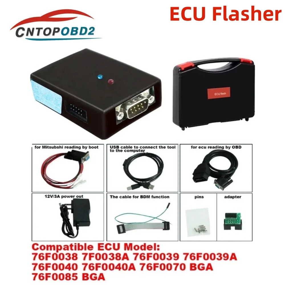 Newest Fortoyota ECU Flash ECU Programming Tool READ And WRITE ECU TCU via OBD For NEC 7F00XX series MCU Chip Tuning Tool