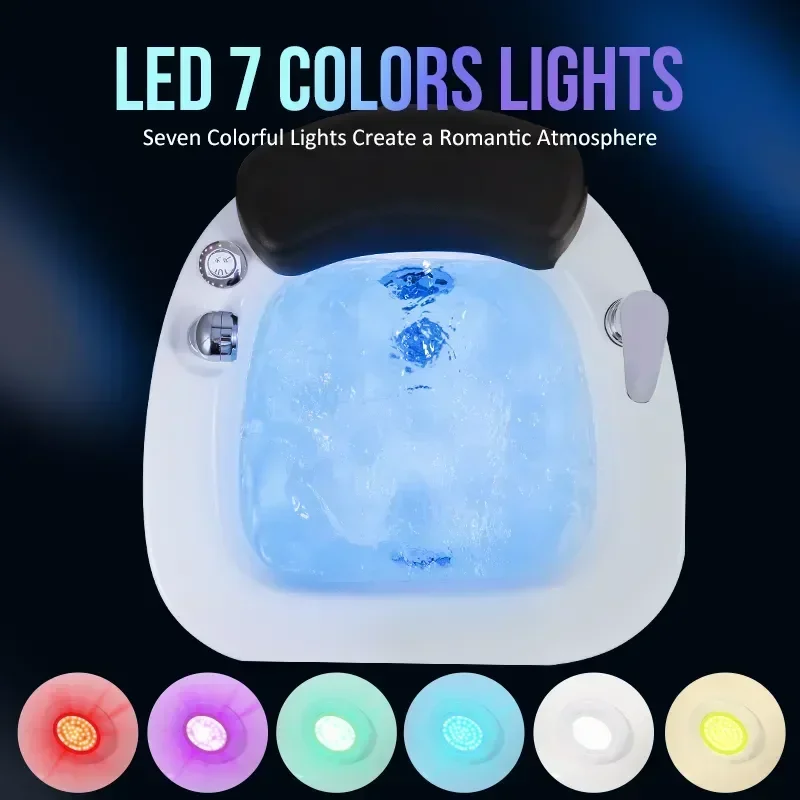 Miska do pedicure z podnóżek masaż stóp spa