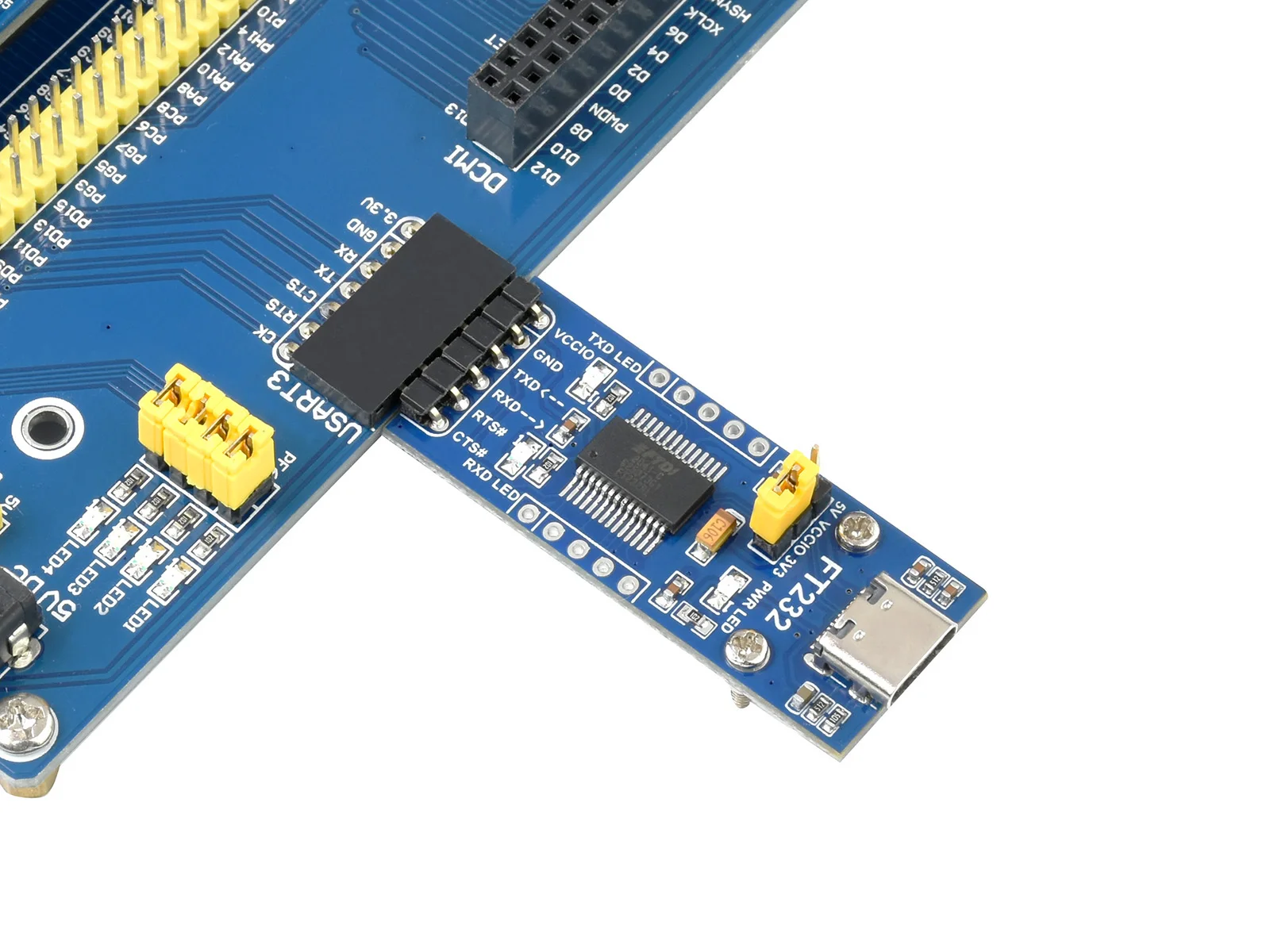 Placa UART USB FT232 (tipo C), módulo de comunicación FT232 USB a UART (TTL), conector USB-C