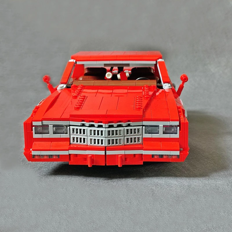 highly accurate Breaking movie 1982 American classics sport car bricks custom vintage car blocks automobile motor building moc