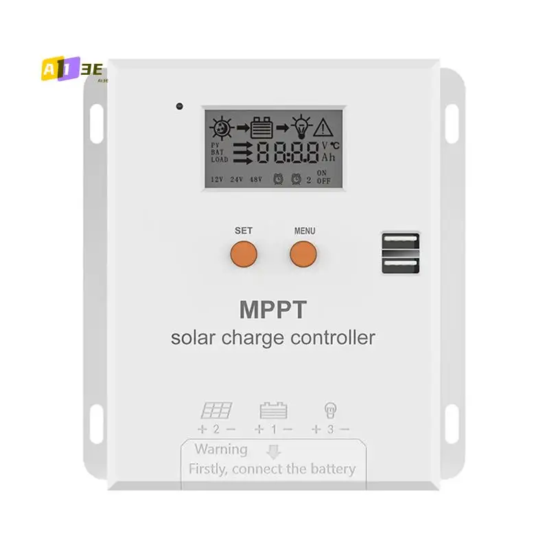 

A13E-MPPT 20A Solar Charger Controller 12V 24V Battery Regulator With LCD Display For AGM, Gel, Flooded And Lithium