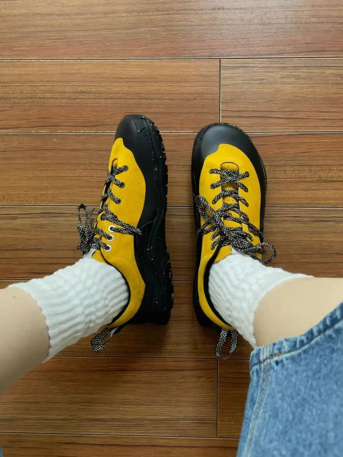 New German Training Shoes Outdoor Hiking Shoes Couple Casual Sneakers American Style Flat Barefoot Trekking Shoes