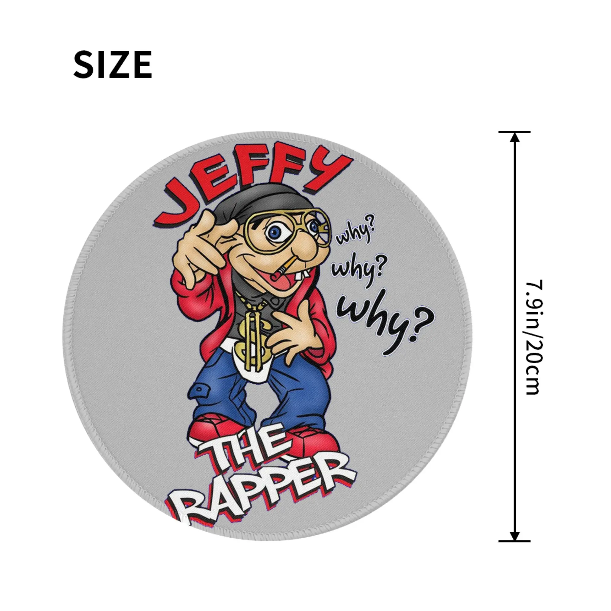 Jeffy the Rapper SML Character Mouse Pad Computer Keyboard Mouse Mat Gaming PC Laptop Desk Mat Office Accessories Table Mats