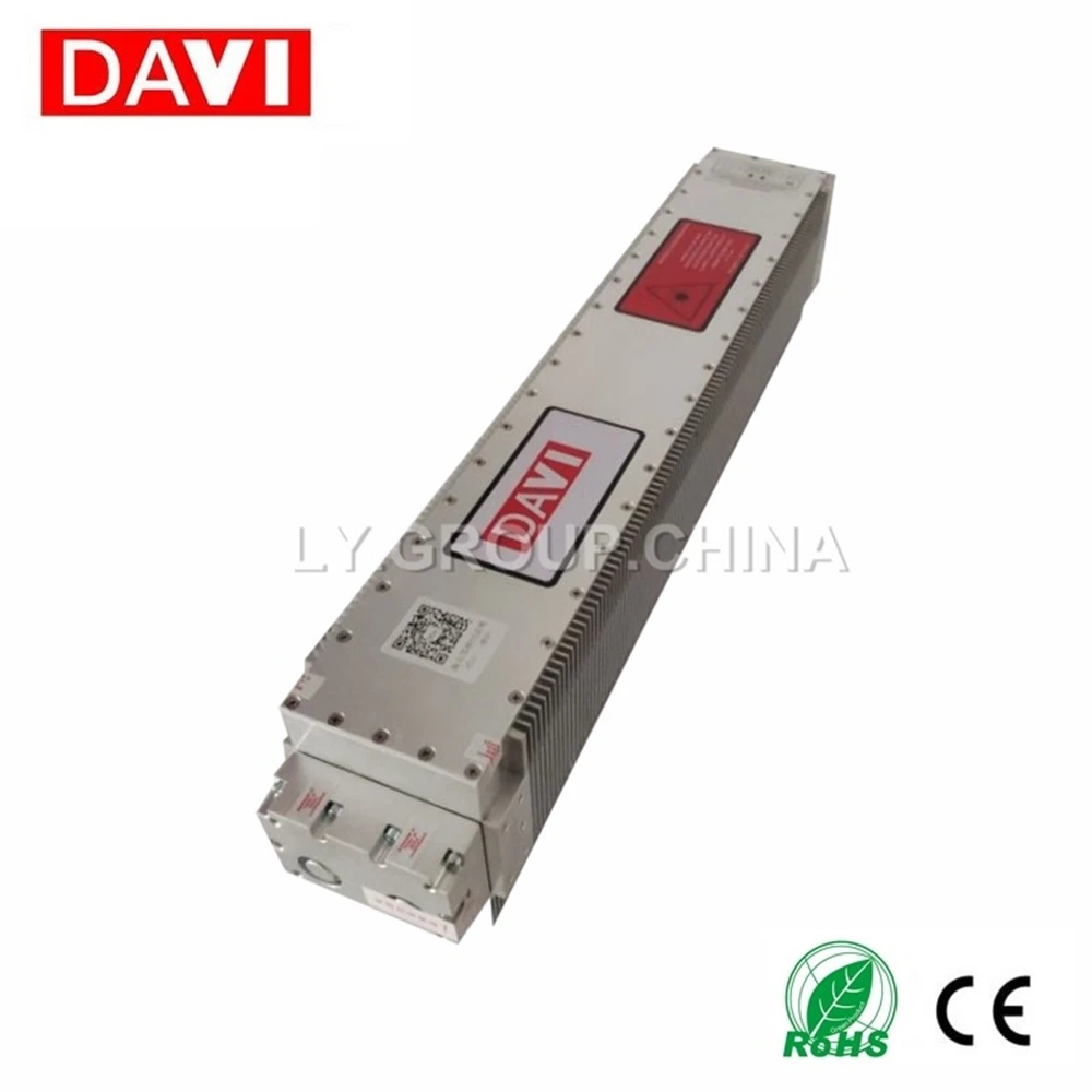 DAVI 40 واط 60 واط تردد الراديو RF CO2 الأنابيب المعدنية آلة التعليم بالليزر أجزاء ل غير المعدنية الخشب الاكريليك الجلود ورقة علامة سريعة