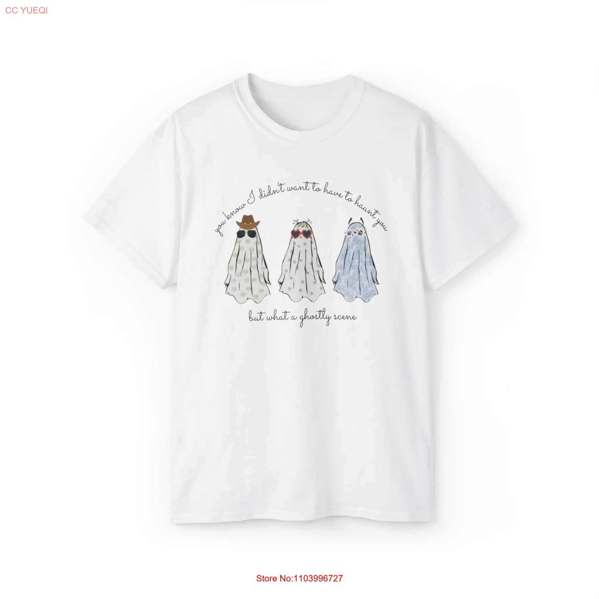 Tears Ricocheting Ghosts t shirt long or short sleeves