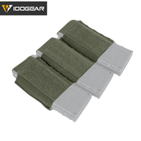 IDOGEAR Tactical 5.56 Triple Mag Pouch Elastic Hook&Loop DOPE  Style  3598