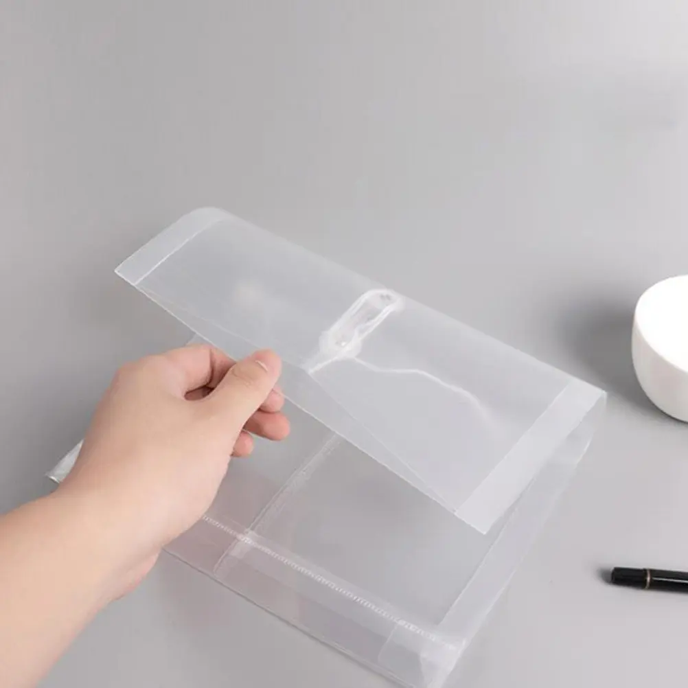 

10Pcs Portable File Bag Multi-Purpose Document Storage Pouch Office School File Folder Organizer Holds Letters Cards Photos