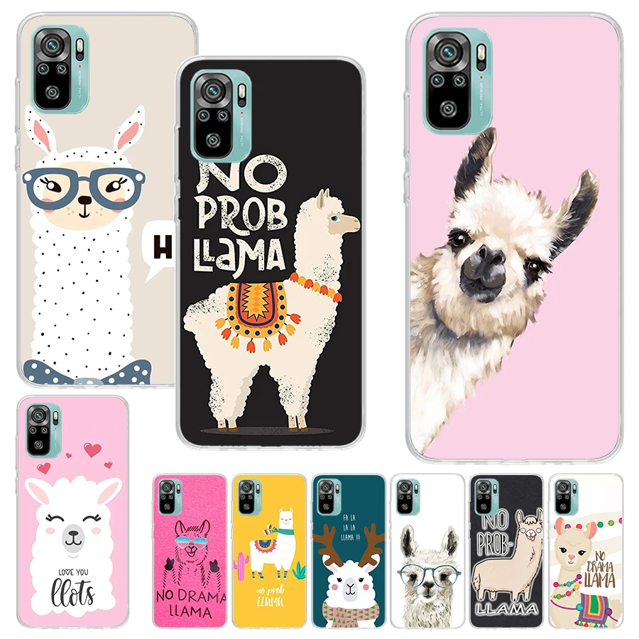 Lama Llama Alpacas Print Soft Case for Xiaomi Redmi Note 14 13 12S 11S Phone Shell 10 Pro Plus 11E 11T 12 11 10S 5G Cover Soft C