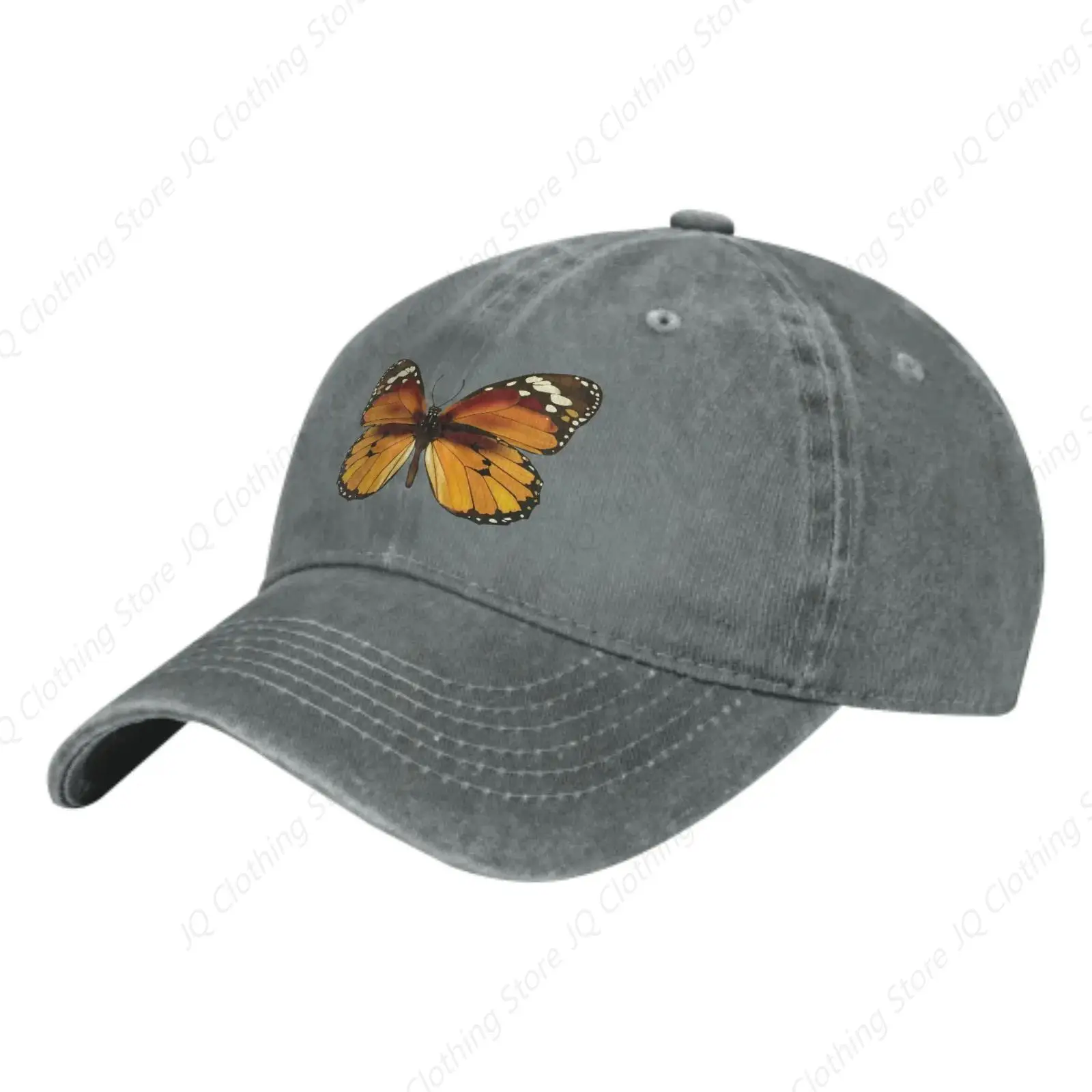 Withered Leaf Butterfly Classic Fashion Men Trucker Hat Cotton Breathable Women Cowboy Cap Outdoor Leisure Basketball Caps