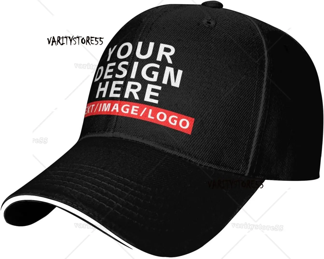 Custom Baseball Caps Design Your Own Image/Text/Logo Personalized Hats Unisex Adjustable Customised Hats for Men Woman