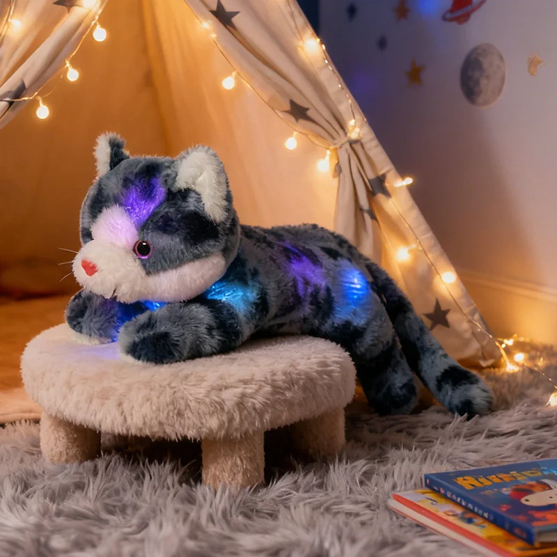 ตุ๊กตายูนิคอร์นเรืองแสง LED สีสันสดใส ของขวัญคริสต์มาส ของขวัญวันเกิดสำหรับเด็ก