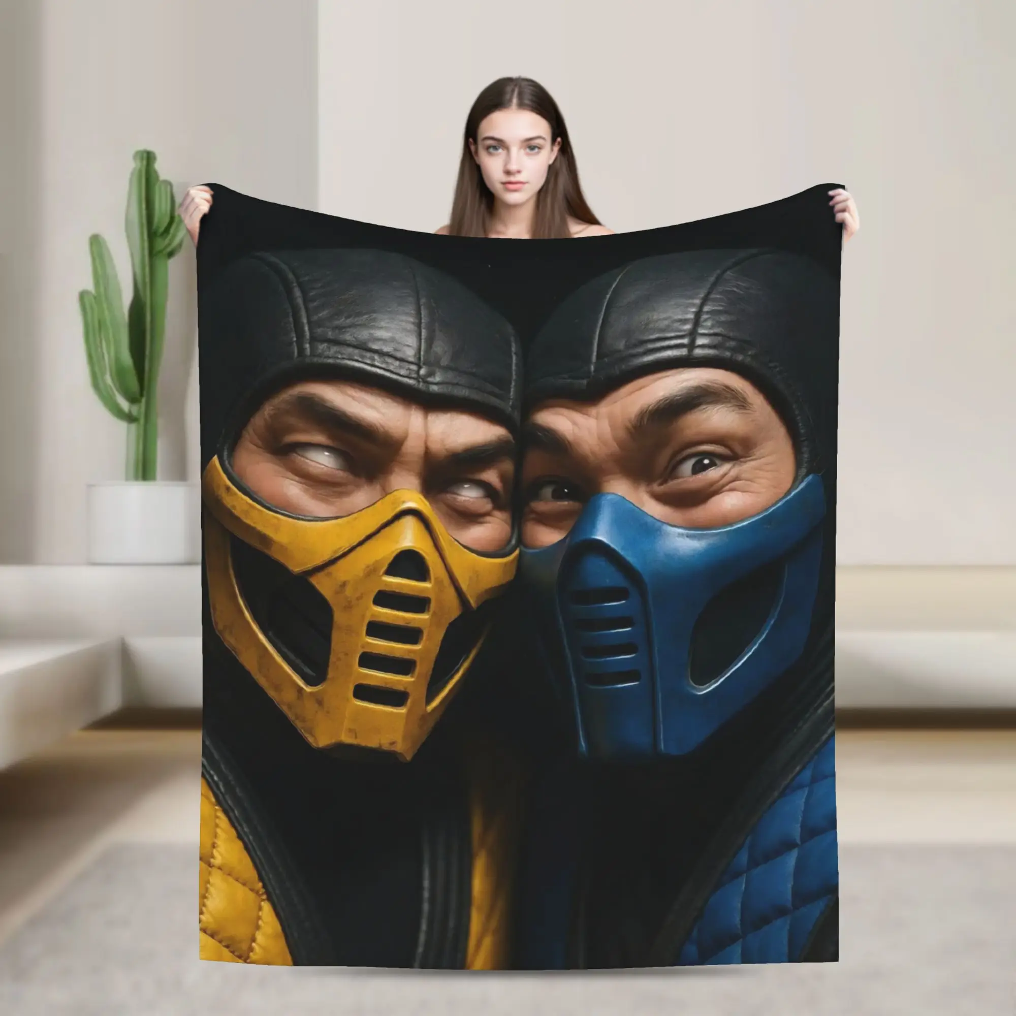 Mortal Kombat II Moive 2026 Accessories Blanket Cozy Soft  Throw Blankets for Couch 50x60 Inches Multi-size Bedding Throws