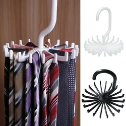 20 Claw 360 Degree Rotatable Tie Rack Scarf Organizer Silk Scarf Hanger Multifunctional Storage Rack Belt Holder Accessories