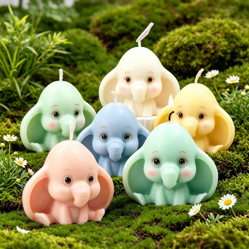 3D かわいい象シリコーン型 DIY 赤ちゃん飛行象ダンボ動 - Soap Making Scents のレビューと価格