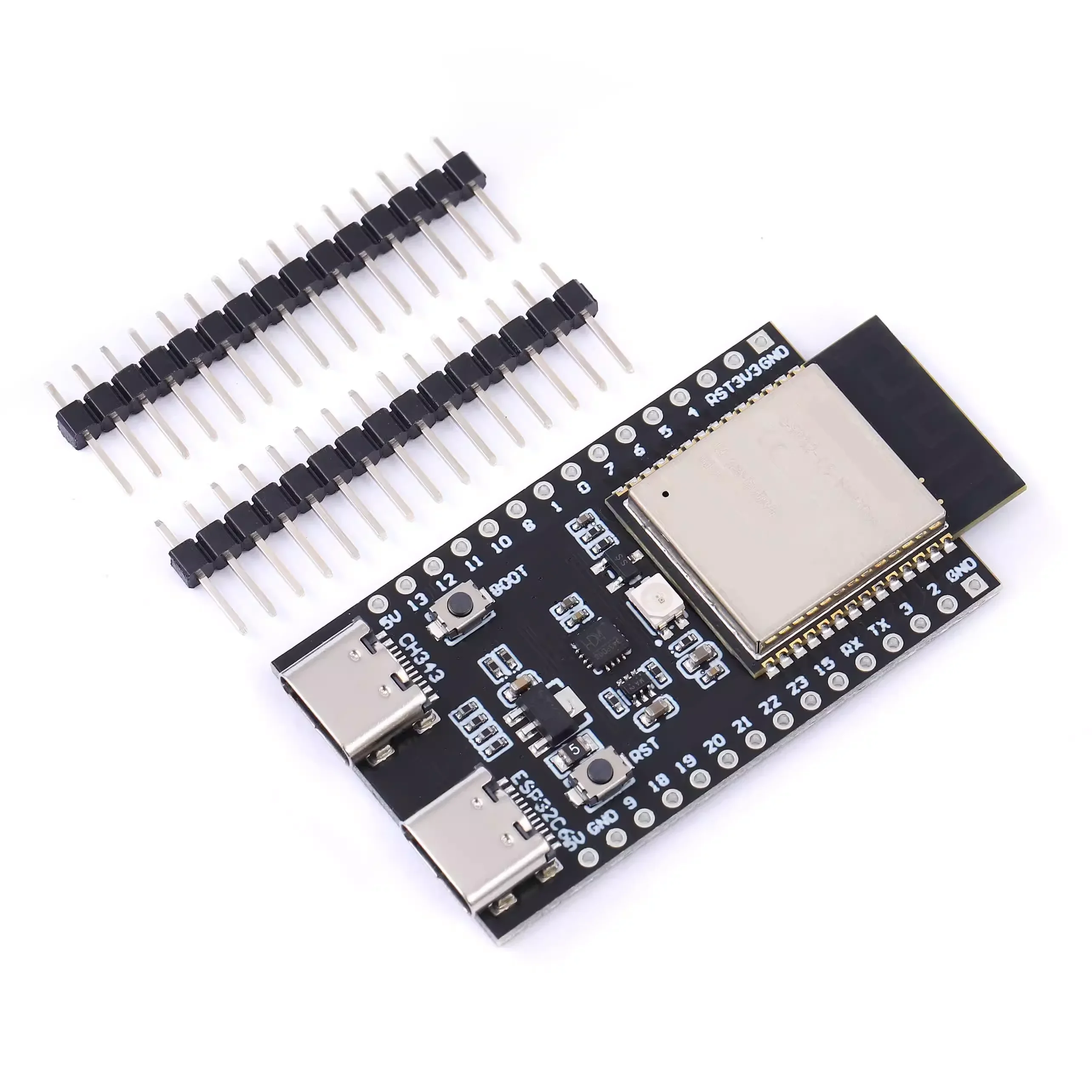 Placa de desarrollo ESP32-C6 DevKitC-1-N4, placa base, ESP32-C6, módulo WiFi, RISC-V