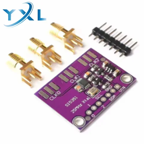DC 3V-5V CJMCU-5351 Si5351A Si5351 I2C Generator zegara moduł tabliczki zaciskowej Generator sygnału zegar 8KHz-160MHz dla Arduino