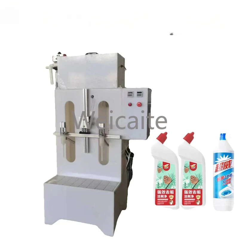 Small semi-automatic plastic quantitative filling machine Disinfectant alcohol corrosion resistant pneumatic filling equipment