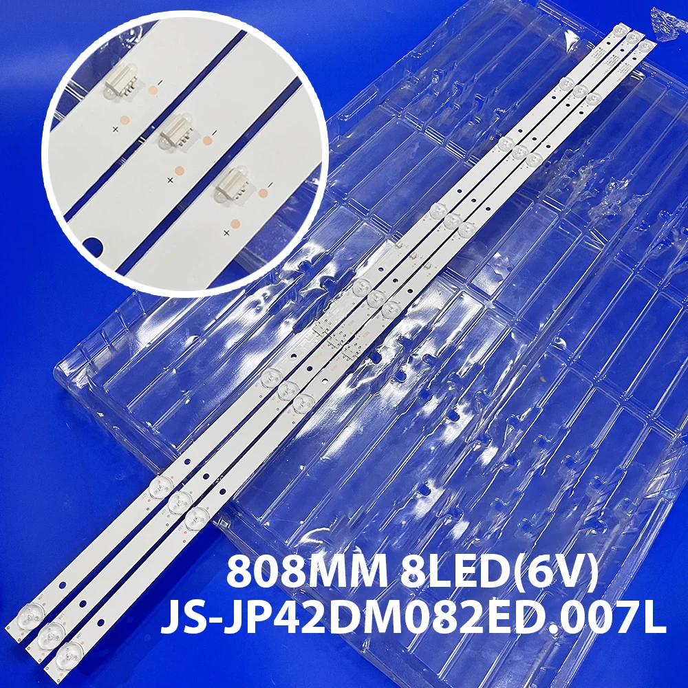 Striscia LED JS-JP42DM082ED.007L R72-42D04-010 808141 T.30068.3P Per EX-43FS004B SW-LED42BB200 SW-LED42SB300 FLTV-43A210 42LEX-7243