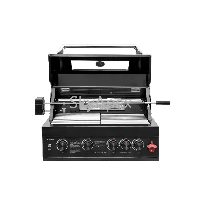

Premium Quality SUS 304 Black Titanium Built In Gas BBQ Grill Outdoor Kitchen Heat Resistant Non Stick Grate Backyard Patio