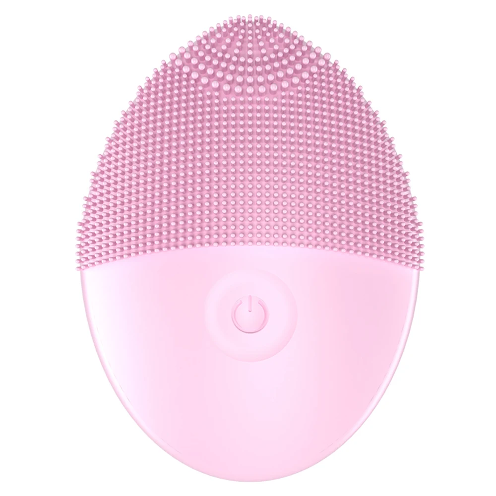 Electric Deep Pore Vibration Advanced Sonic Gentle Facial Brush Cleanser Silicone Brush Skin Massager Cleansing Efficient