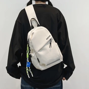 Crossbody Bag Men's Single Shoulder Small Backpack Chest Bag Women's Cycling Sports…