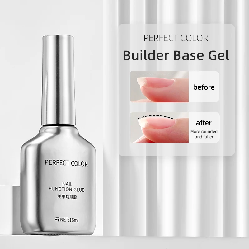 PERFEKTE FARBE, 16 ml, kein abwischbares Gel-Decklack- und Grundlack-Set – glänzende Oberfläche und langlebig, Soak Off LED-Nagellampe, Gel-Basislack – Detail 21