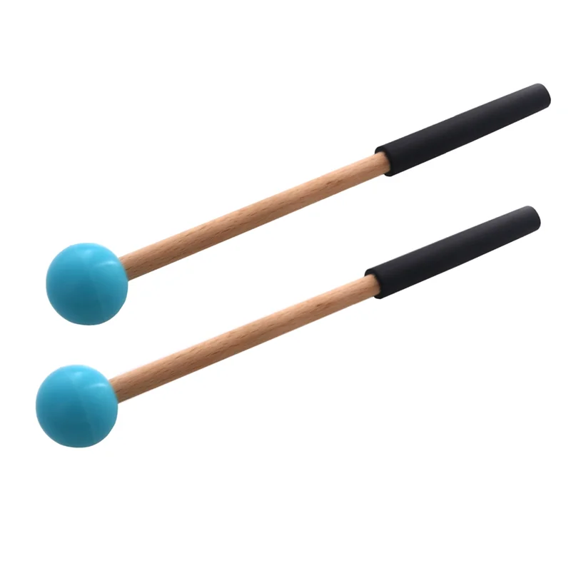 -A14E 실로폰 및 글로켄슈필용 파란색 고무 헤드가 있는 타악기 말렛