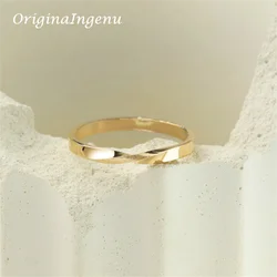 14K Gold Filled Mobius Ring Handmade Infinity Band Ring Minimalism Jewelry Ring Dainty Tarnish Resistant Jewelry
