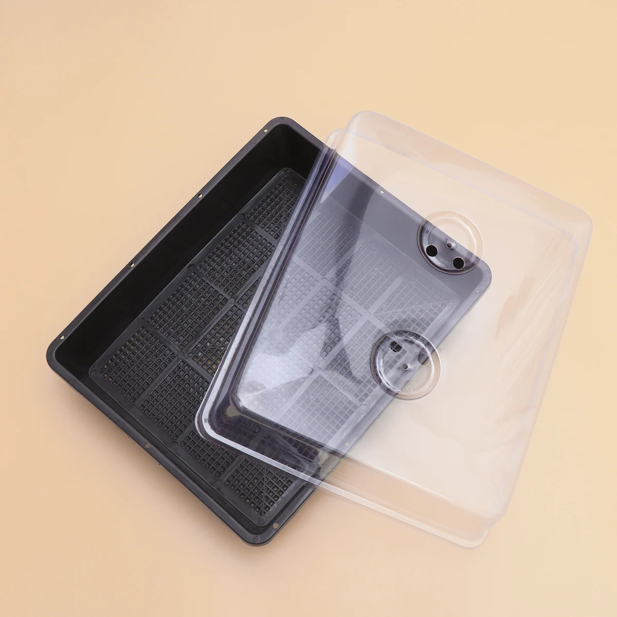 

Seedling Box Sprouter Tray Growing Trays Plants Sprout Plate Nursery Plastic Air Design Home Gardening Flower Production