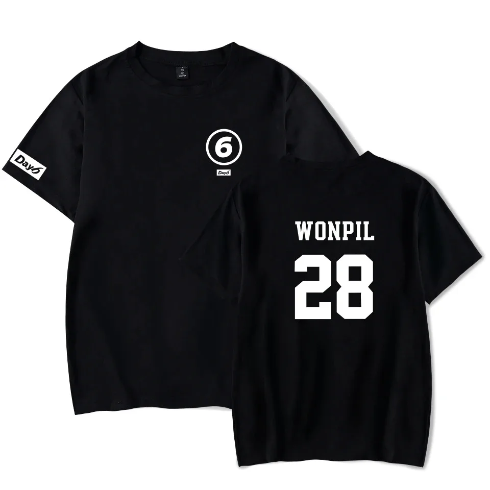 Kpop Day6 WONPIL 28 T-shirts print fashion hip hop couple men women t shirt casual tee shirt short sleeve t-shirt top