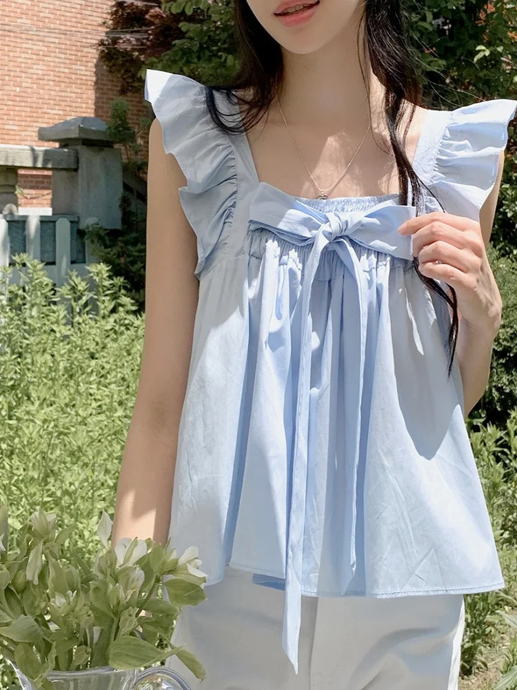 Ceco sin Mangas Hoado para Mujer, con Lazo de Mariposa en la Parte Delantera y Trasera, de Doble Uso, de Aodón, Color ...