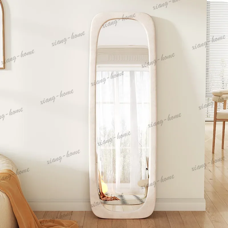 LJY Korean Style Luxury Mirror Modern Decoration Big Girls Aesthetic Nordic Mirror Makeup Full Body Spiegel Wand Home