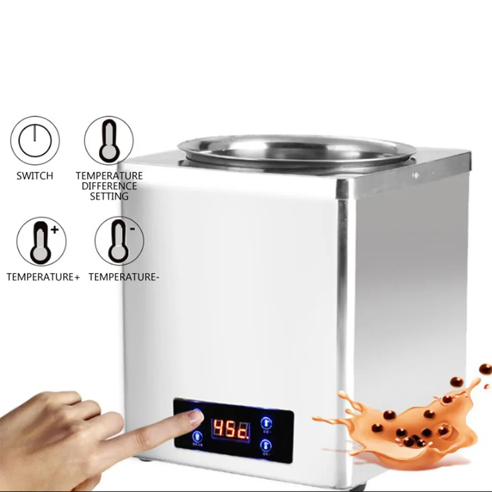 Pot isolant Commercial en perles de sucre brun 3L/7L, Pot isolant pour thé au lait, Pot à soupe chaude en acier inoxydable