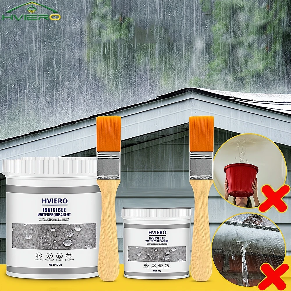 Waterproof Sealant Agent Transparent Glue Toilet Anti-Leak Nano Glue Roof Repair Broken Agent Sealant Leak Trapping Repair Tools
