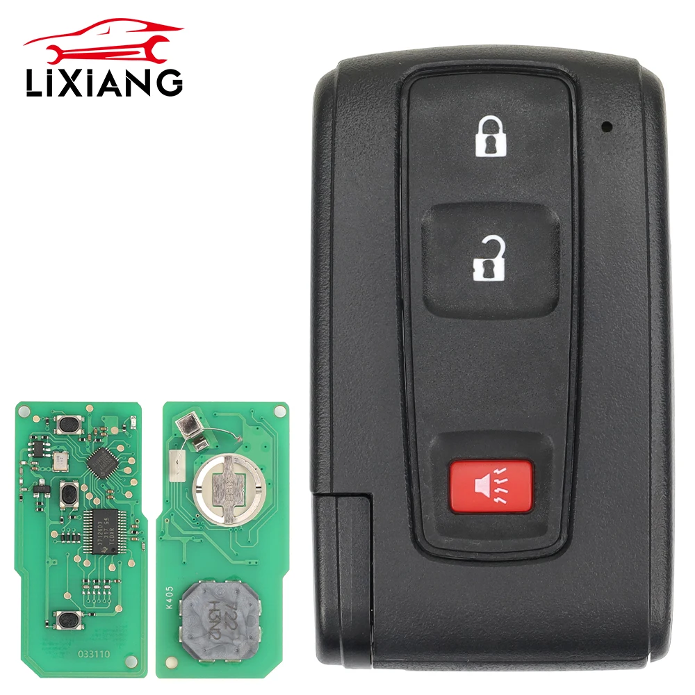 

LIXIANG 2/3 кнопок 312/433 МГц B9Chip для Toyota Prius 2004 -2009 Авто Смарт-Брелок дистанционного управления FCC # мозаb21tg мозаика 31eg