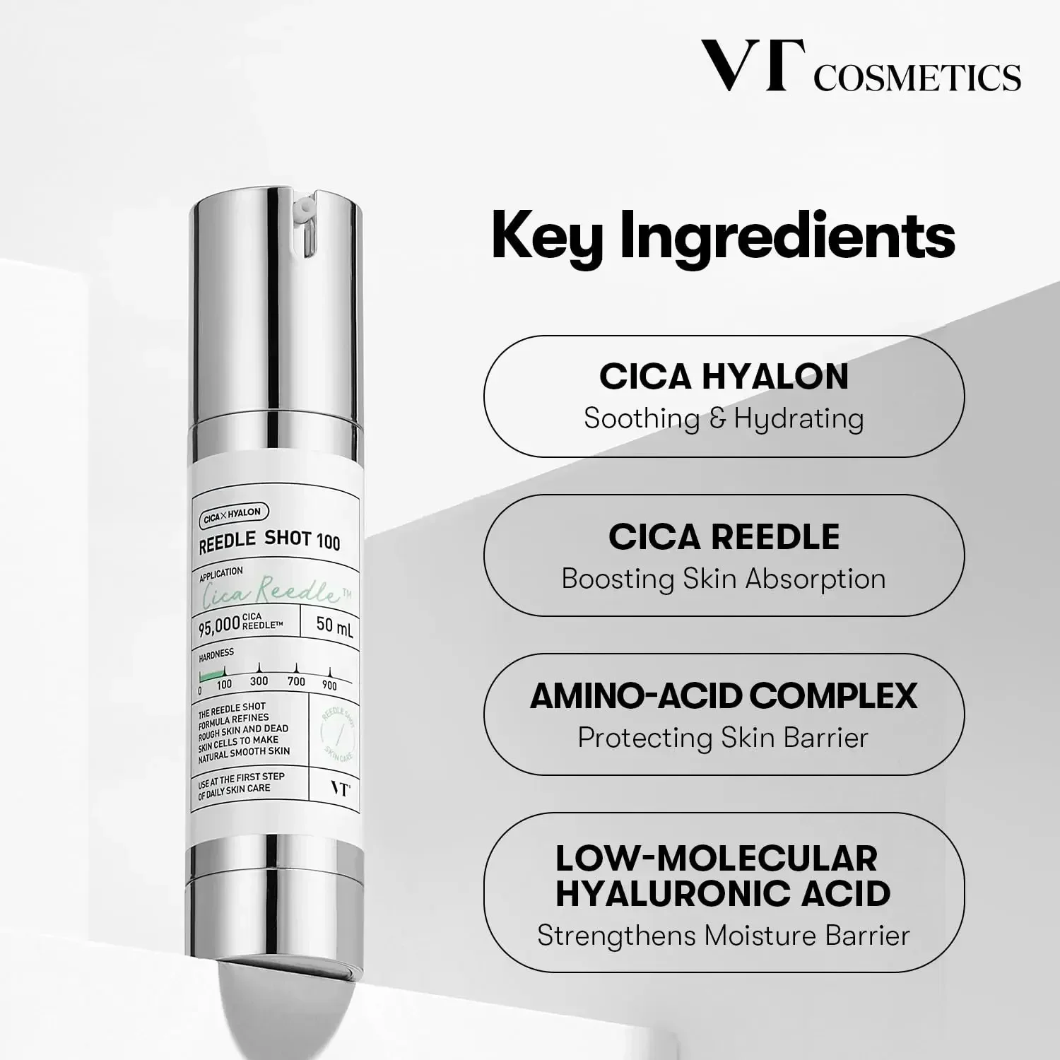 VT COSMETICS CICA Reedle Shot 100/300/700 Daily Face Serum