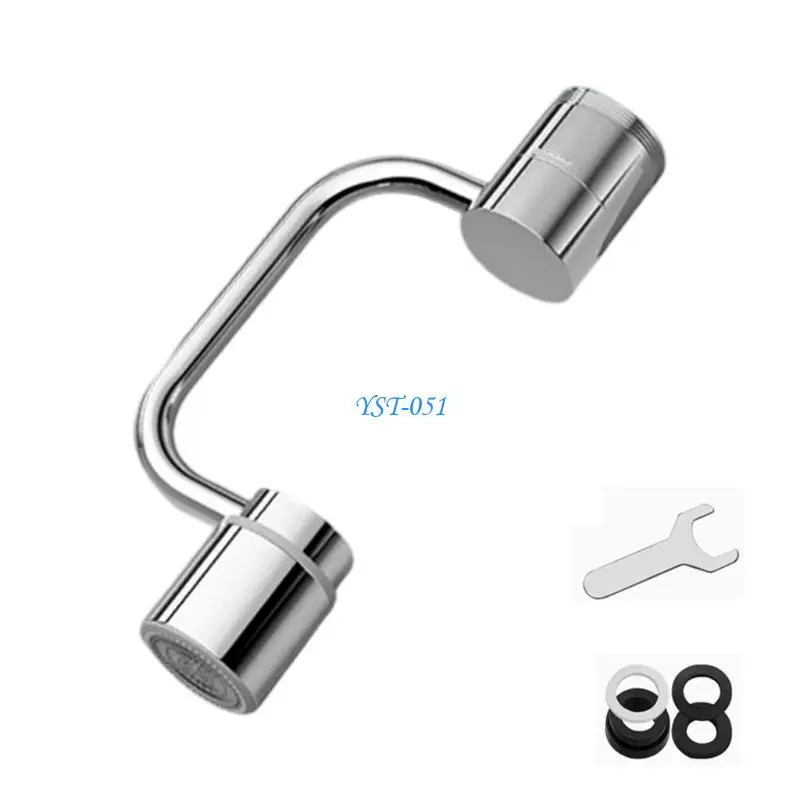 E15A Space Saving Faucet Extension Arm with Ergonomic Designs Prevents Water Splashing During Hand Washing Dish Cleaning