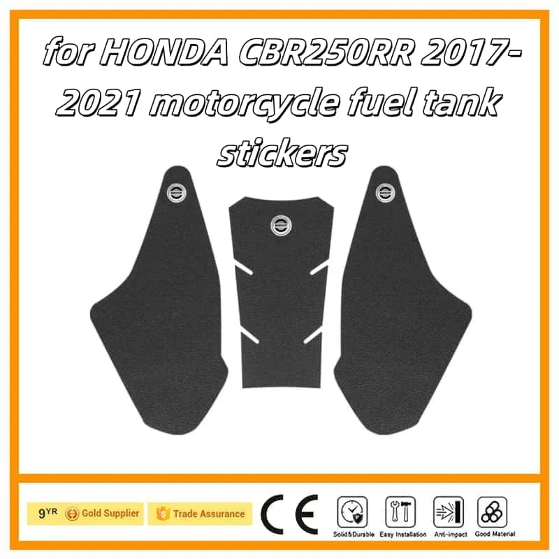 

Motorcycle Sticker Tank Non Slip Tank Traction Side Pad Protective Decal for HONDA CBR250RR 2017-2021
