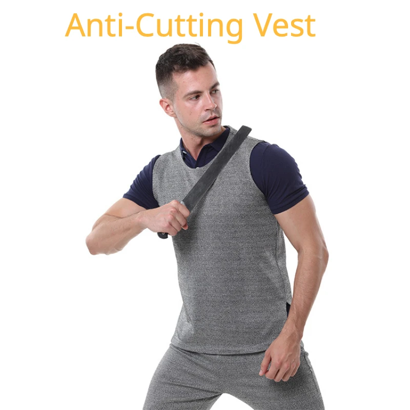 

Ultra high molecular weight polyethylene anti cutting vest HPPE anti cutting and wear-resistant security protection