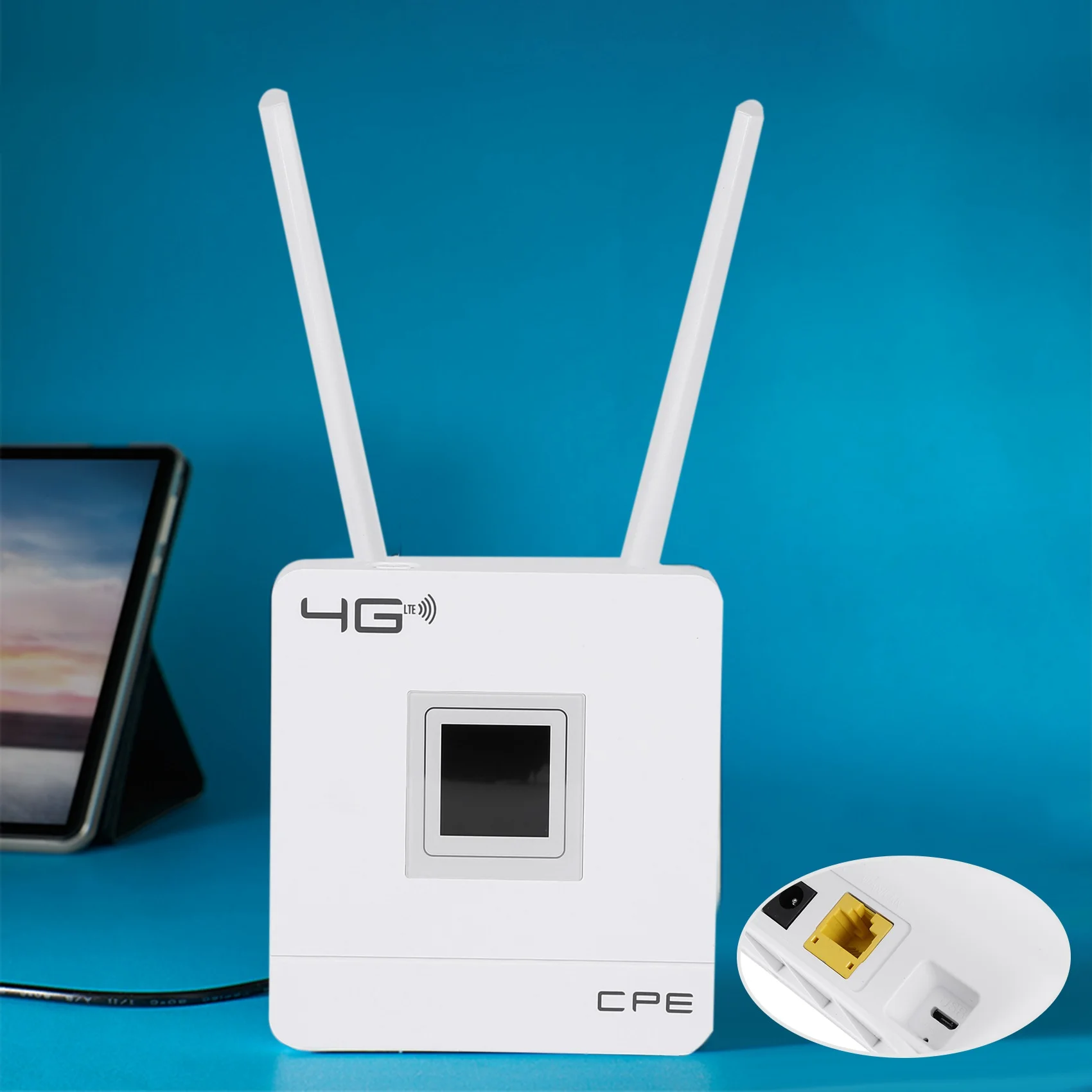 Rúter portátil CPF903 3G 4G, punto de acceso Lte, Wifi, puerto Wan/Lan, antenas externas duales, Cpe inalámbrico desbloqueado, ranura para tarjeta