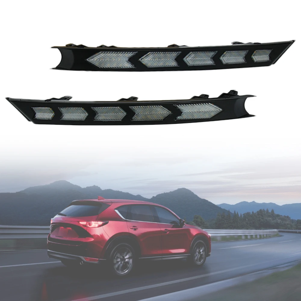 

Daytime Running Driving Light For Mazda CX-5 CX5 2017-2021 Fog Lamp Turn Signal Bidirectional function DRL Car Lamp Accessories