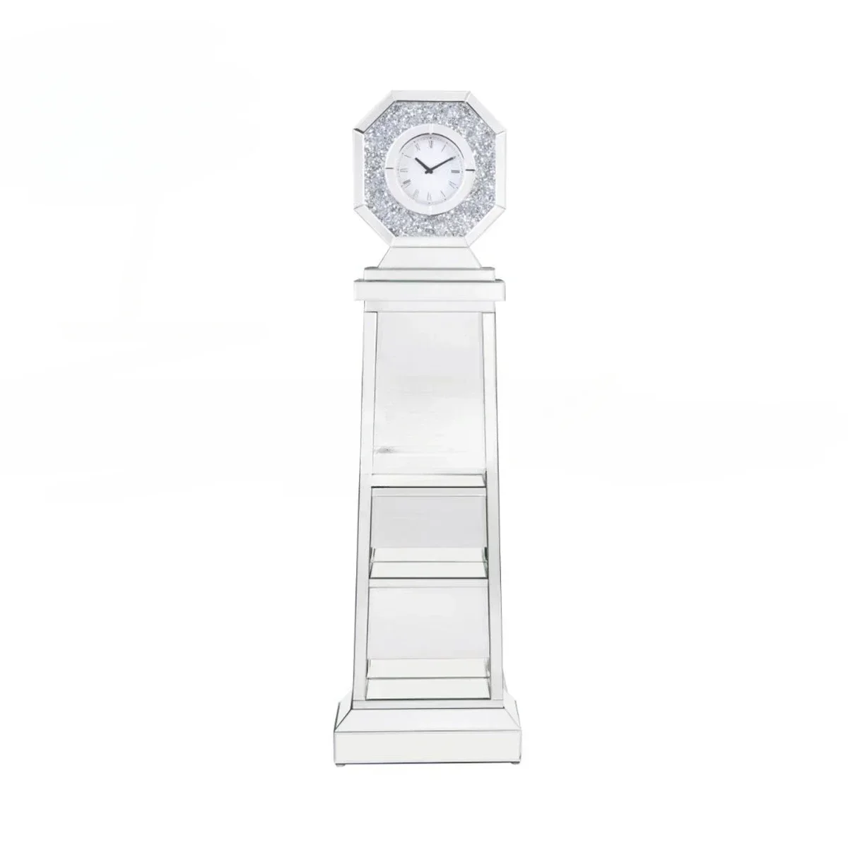 ساعة الجد ذات المرآة الكبيرة مع الماس الصناعي المطحون #4