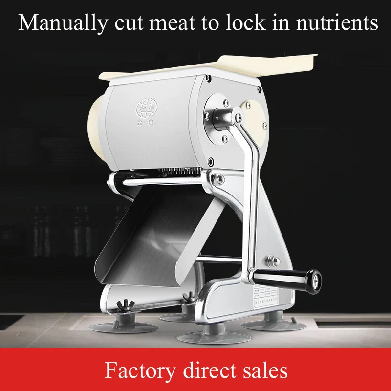 Desktop Meat Cutter Machine Knife Set Detachable Multi Function Commercial Meat Slicer Manual Vegetable Cutter Machine