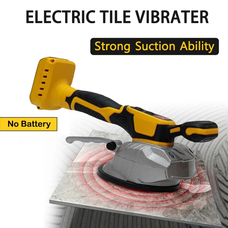 A98E-Tile Tiling Machine High Loading Capacity Wall Floor Tile Laying Vibrating Tool For Dewalt 18V Battery(No Battery)