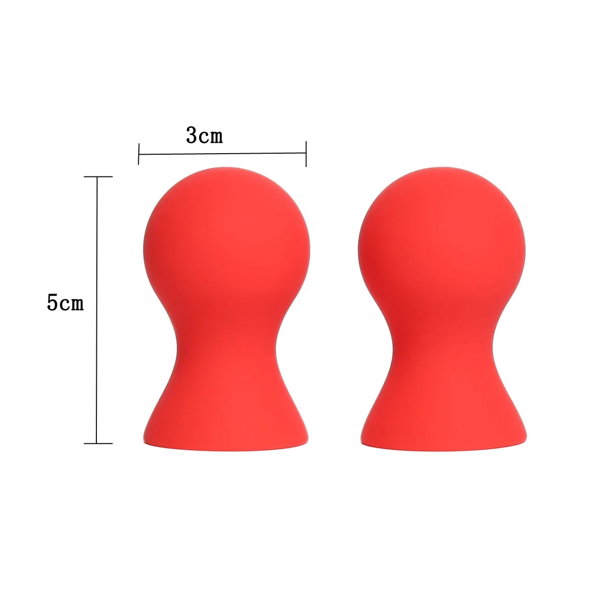 1 Pair Flirting Nipple Cover Silicone Vacuum Pumping Breast Enlargement Toys Nipple Suck Stimulator Adult Sex Games Sex Products - view 6