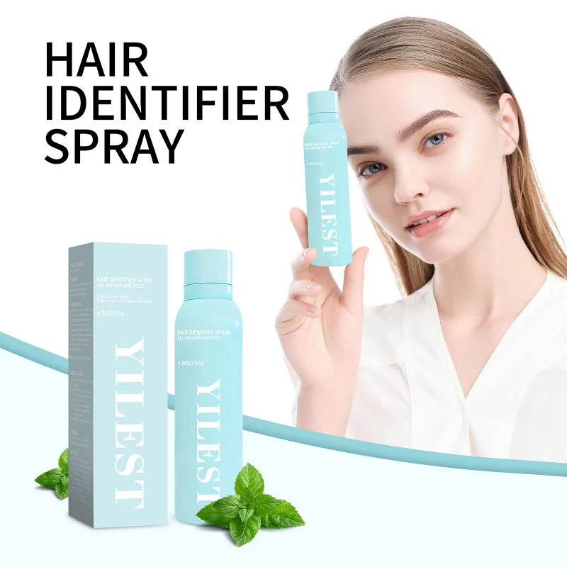 

114g Facial Hair Identifier Spray Kit Hair Recognition Spray Portable Body Hair Detection Spray For Face Hair Identification