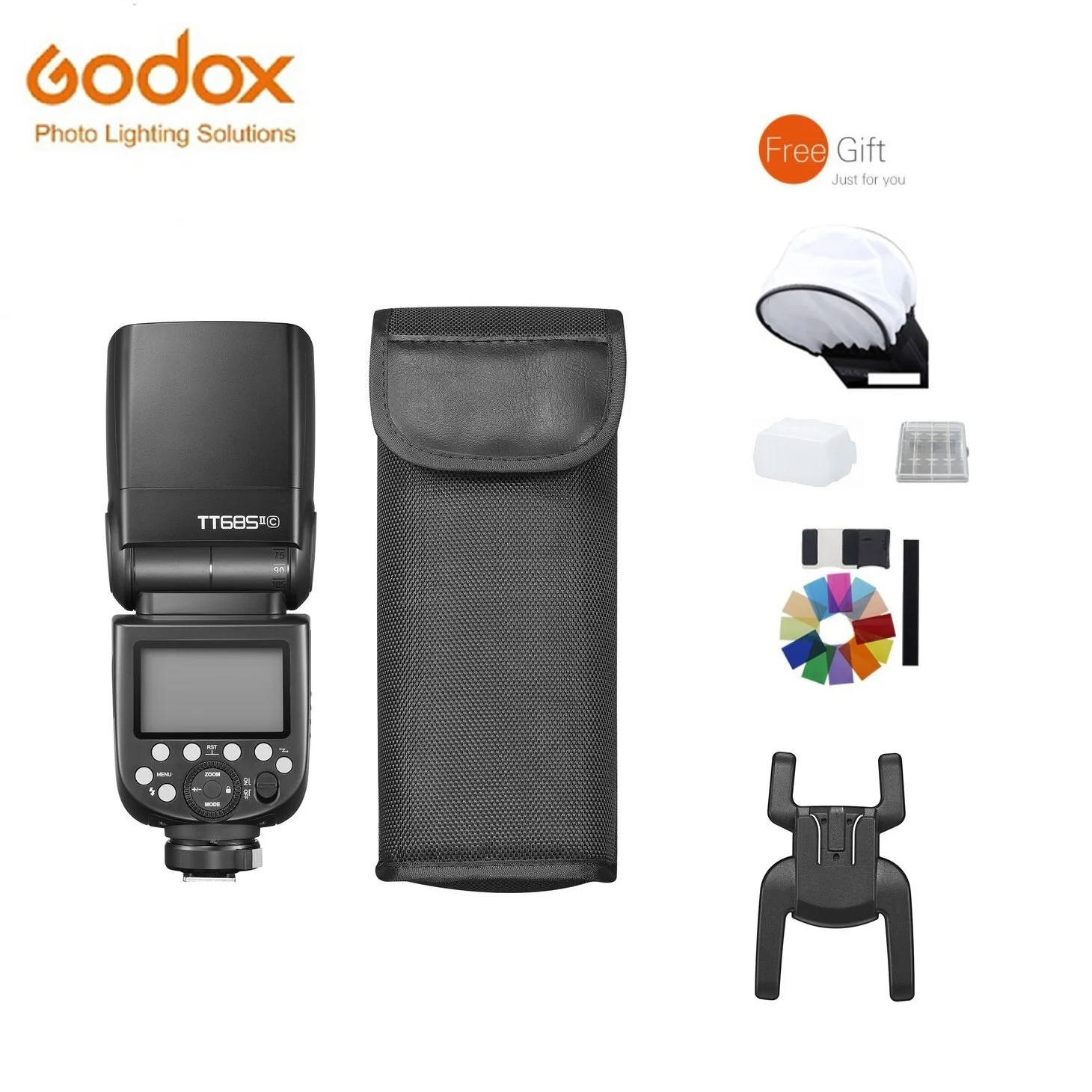 Godox TT685C TTL 685 Flash Camera Speedlite TTL HSS 2.4G Wireless X System For Canon 1DX 5D Mark III 5D Mark II 6D Camera